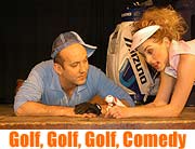 München Premiere im Gasteig. Mit "Golf Golf Golf - The Swing & Hit Company" wird vom 19. Mai bis zum 9. Juli die erste Golf Musical Comedy durch die großen Städte Deutschlands und Österreichs touren