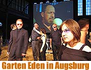 Garten Eden - Verlorenes Paradies. Ein interkulturelles Theaterprojekt feiert Premiere am 24.06.2005 in Augsburg. Weitere Vorstellungen 26. Juni, 1. / 3. / 7. /9. Juli (Foto: Veranstalter)