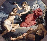 Abraham Janssens van Nuyssen / Apothese des Aeneas (Foto: Alte Pinakothek)