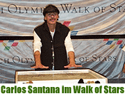 Carlos Santana im Walk of Stars (Foto: Marikka-Laila Maisel)