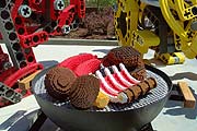Dino Grillstation aus Lego