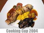 "Erst kochen, dann cruisen"  Regionalausscheidung München des Cooking Cups 2004 im Küchenland (Foto: Martin Schmitz)
