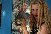 Giselle Engler mit Fisch