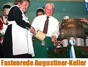 Starkbierfest im „Alten Lagerkeller“ mit dem Augustiner Starkbier "Maximator" vom Holzfass (Foto: Martin Schmitz)