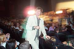 und plötzlich stand Jim Carrey im Publikum (Foto: Martin Schmitz)