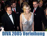 Diva – Hall of Fame setzt 2005 Maßstäbe: Klaus Maria Brandauer, John Malkovich, Daryl Hannah und Veronica Ferres (FOTO: MARTIN SCHMITZ)