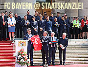 Empfang des FC Bayern München am 09.05.2018 in der Staatskanzlei: Ministerpräsident Dr. Markus Söder ehrt Meisterteam des FC Bayern München (©Foto: Martin Schmitz)