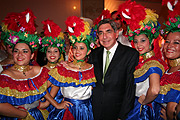 Am 10.06.2006 zu Gast in der Costa Rica Arena: Dr. Óscar Arias Sánchez (Foto: Martin Schmitz