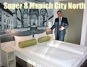 SUPER 8 Munich City North: Zweites SUPER 8 Hotel in Europa eröffnete am 05.10.2016 (gFoto:Martin Schmitz)