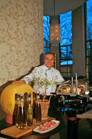 Küchenchef Giovanni Russo tischt im Restaurant Davvero "Italiensische Meisterstücke"auf am 03.062011 (FOto: The Charles)