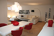 Voll eingerichtet und zum probewohnen bereit ist eine 190 qm gro&szlig;e Wohnung im Projekt L10 (&copy;FOTO: MARTIN SCHMITZ)