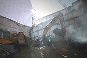 Baugrube des Josef Pschorr Haus im März 2012 (©Foto: Martin Schmitz)