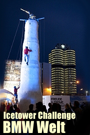 Icetower Challenge vom 20. bis 28 November 2010 in der BMW Welt (Foto: BMW Welt)