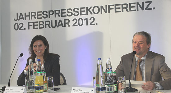 Birgit Hiller, Sprecherin BMW Group Deutschland und Michael Rahe, Leiter BMW Niederlassung München (©Foto. MartiN Schmitz)