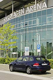 ab 1.06.2007 beim Münchner Volkswagen Händler: der neue Golf Vaiant (Foto: Volkswagen AG)