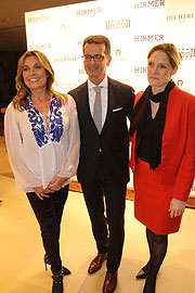 Christiane Hirmer, HIRMER-Geschäftsführer und Gastgeber Frank Troch und Dr. Annette Hirmer bei der Ladies Night (©Foto. Martin Schmitz)