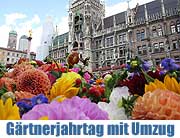 143. Gärtnerjahrtag 2012 auf dem Münchner Viktualienmarkt mit anschliessendem Umzug (Foto: Martin Schmitz)