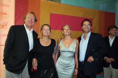 Tele München Chef Dr. Herbert Kloiber, Frau, Tochter und deren Ehemann