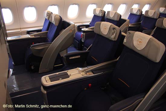 Business Class Sitze in der neuen Lufthansa A380100602lh_a380_084