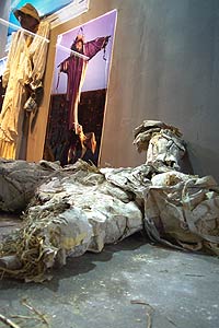 Vogelscheuchen im &ouml;ffentlichen Raum (Foto: Martin Schmitz)