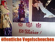 Vogelscheuchen - Ein Kunstprojekt von Frankie Maier und Antje Hain. Im Rahmen von EdMeiers Art 2004 vom 21. Januar bis 25. April 2004 (Foto: Martin Schmitz)