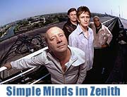 Simple Minds die Kultband der 80er mit riesigem Comeback-Album auf "Black and White Tour" im Münchner Zenith (Foto: Veranstalter)