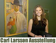 Kronprinzession Victoria von Schweden erlebte schon die Voreröffnung der Ausstellung "Carl Larsson - Ein schwedisches Märchen". Ab 18.11. zu sehen in der in der Kunsthalle der Hypo-Kulturstiftung (©Foto: Kunsthalle der Hypo-Kulturstiftung)