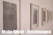 Ausstellung: Malte Spohr,. Zeichnungen (Foto: martin Schmitz)
