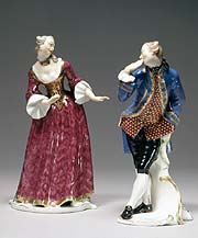 Isabella und Octavio aus der Commedia dell’arte (©Foto: Bayerisches Nationalmseum)