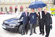 BMW Ndl. Chef Herber Bauderer, Placido Domingo, Sir Peter Bolton und Ivor Bolton (Bild: Martin Schmitz)