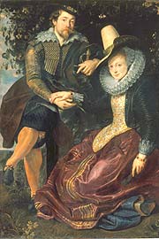 Peter Paul Rubens
Rubens mit Isabella Brant in der Geißblattlaube (Foto: Alte Pinakothek)
