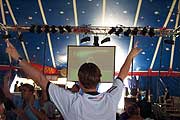 Auch Fußball gibts im Andechser Zelt zum EM 2004 (Foto: Martin Schmitz
