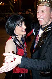 Tanja I. und Armin I. führen 2005 durch den Würmesischen Fasching (Foto: Martin Schmitz)