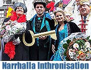 Inthronisation 2006: Am 14.11. um 11.11. Uhr erhielt das Narrhalla Prinzenpaar auf dem Marienplatz den Stadtsschlüssel (Foto: Martin Schmitz)