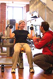 Training unter fachkundiger Anleitung (Foto: Marikka-Laila Maisel)