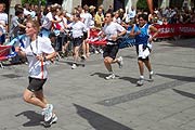 Einlauf Halbmaratzhon am Marienplatz (Foto: Martin Schmitz)