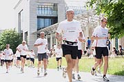 Halbmarathon Läufer im Hofgarten (Foto: Marikka-Laila Maisel)