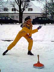 Eisstockschießen (Foto: Marikak-Laila Maisel)