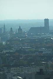 München Skylinbe - wann haben sie schon einmal einen solchen Blick auf München? (Foto: Martin Schmitz)