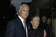 Franz Beckenbauer und Heidi Burmester (Foto. Ingrid Grossmann)