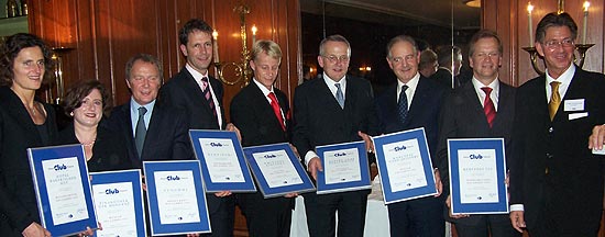 Die Geeehrten 2005 des Diners Club Awards (©alle Fotos: Martin Schmitz)