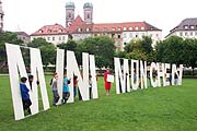Werbung für Mini-München (BIld: Martin Schmitz)