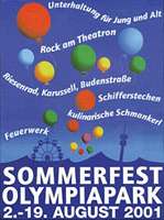 Plakat Sommerfest Olympiapark