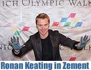 Ronan Keating "Turn it on tour 2005" kam am Sonntag in die Olympiahalle nach München. Der erfolgreiche Popkünstler wurde geehrt mit seiner Aufnahme in den "Munich Olympic Walk of Stars". Bei uns gibt es die Fotos (alel Fotos: Martin Schmitz)