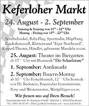 Keferloher Markt vom 24.8.-2.9.2002