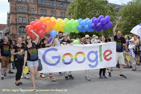 Christopher Street Day 2016 (CSD) München mit Politparade am 09.07.2016 ...