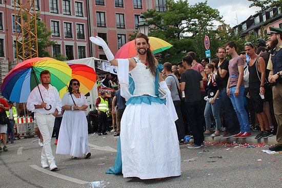 Christopher Street Day 2017 (CSD) München mit Politparade am 15.07.2017 ...