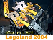 Mit dem spektakulären Bionicle Power Builder - Deutschlands erster Fahrattraktion zum Selbstprogrammieren mit 1,4 Mrd. Kombinationsmöglichketien, startet Legoland Deutschland am 1.4. in die neue Saison. Das großen Legoland Special (Foto: Legoland)