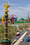 Berlin Siegessäule und Brandenburger Tor