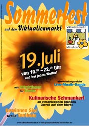 Sommerfest auf dem Viktualienmarkt am 19. Juli 2003